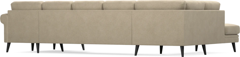 Eden - 3-sits soffa med divan vänster och schäslong höger - Beige