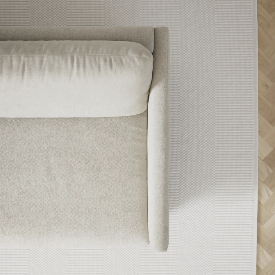 Madison Lux - 3-sits soffa med schäslong höger - Grå