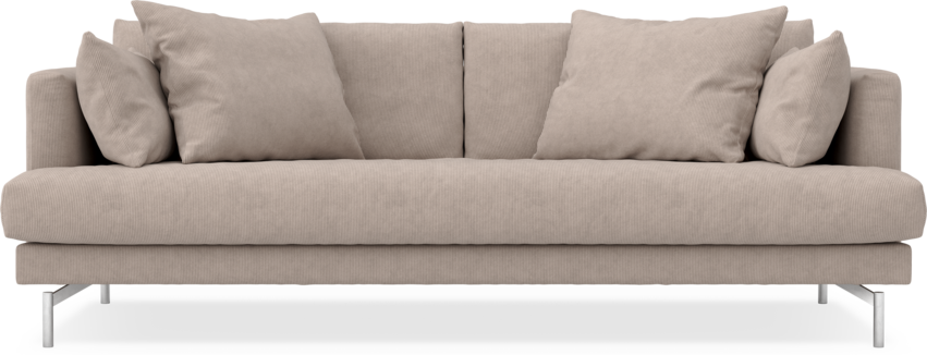 Harper - 3-sits soffa, hel dyna - Beige