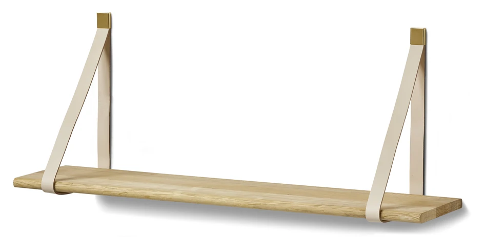 Halle - Konsol till vägghyllplan, 2-pack - Beige
