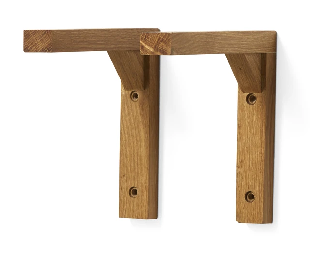 Living, Konsol till vägghyllplan, 2-pack, 3x19x17 cm