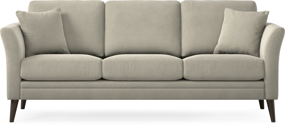 Eden - 3-sits soffa - Brun
