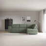 Friday - 2,5-sits soffa med divan höger - Grön