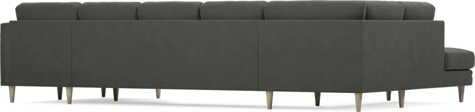 Eden - 3-sits soffa med divan vänster och schäslong höger - Grå