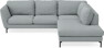 Madison - 2-sits soffa med divan höger - Turkos