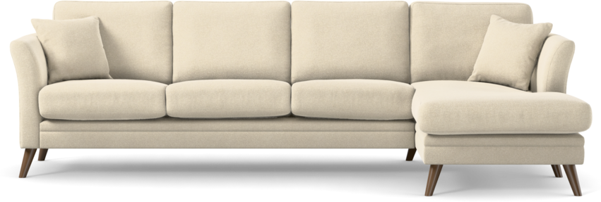 Eden - 3-sits soffa med schäslong - Beige