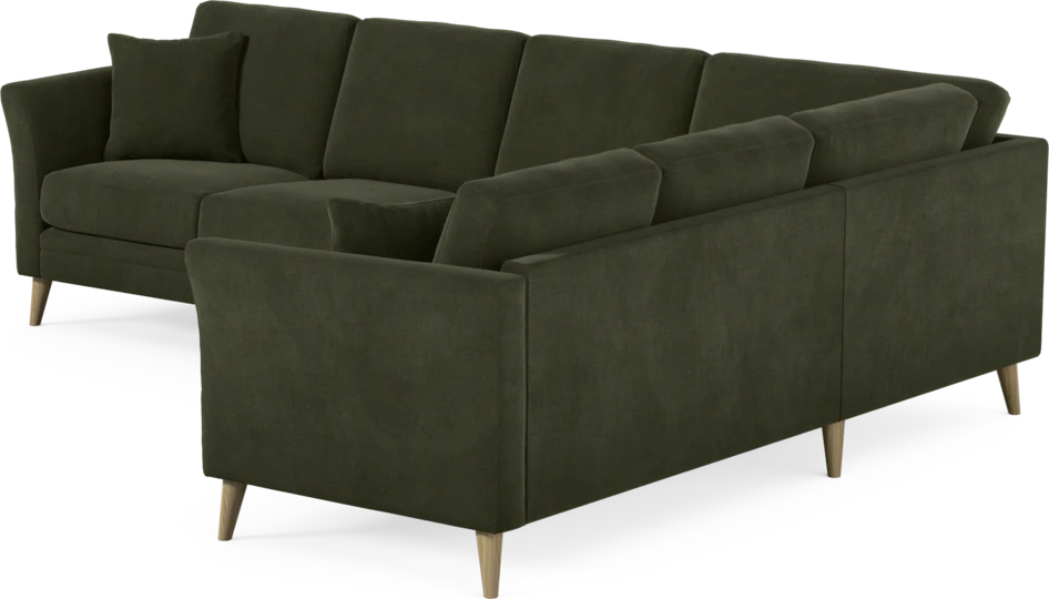 Eden - Hörnsoffa, 3+2-sits - Grön