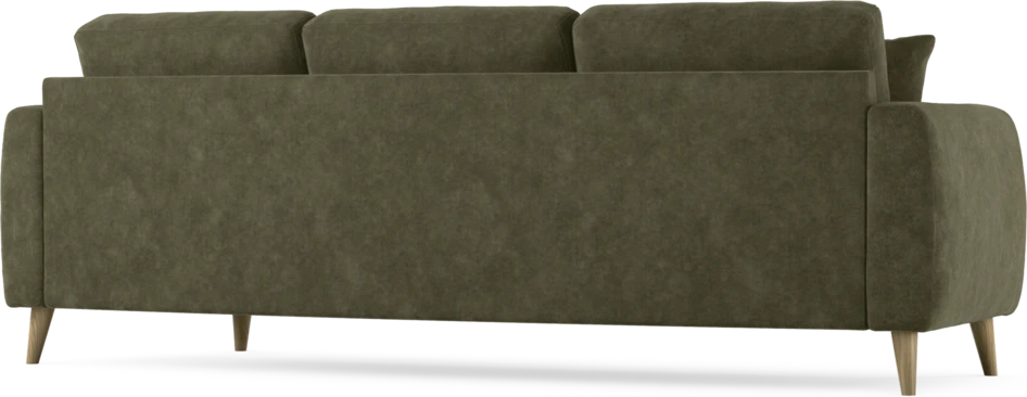 Eden - 3-sits soffa svängd - Grön