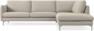 Madison Lux - 3-sits soffa med divan höger - Beige