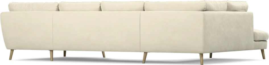 Madison Lux - 2-sits soffa med divan vänster och schäslong höger - Vit