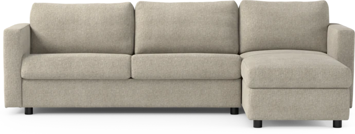 Lindö, Bäddsoffa 2,5-sits med schäslong, vändbar