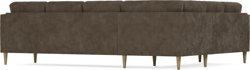 Eden - Hörnsoffa, 2+3-sits - Brun