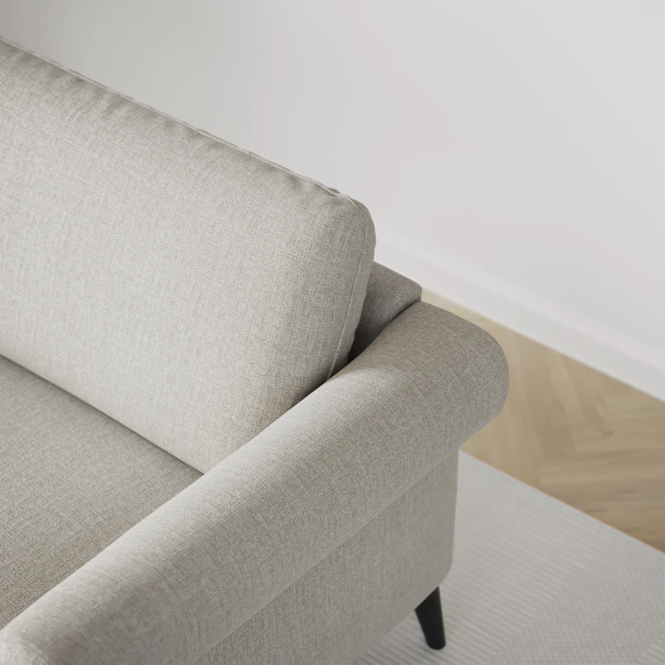 Bridge - Hörnsoffa, 2+2-sits - Grå