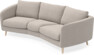 Madison - 3-sits soffa svängd, 70 cm - Beige