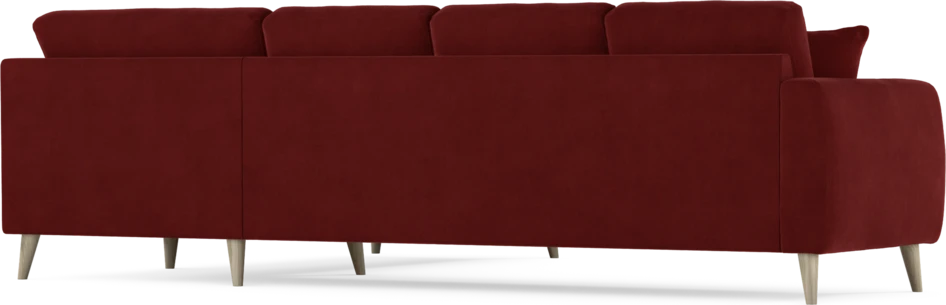 Eden - Hörnsoffa, 3+2-sits - Röd