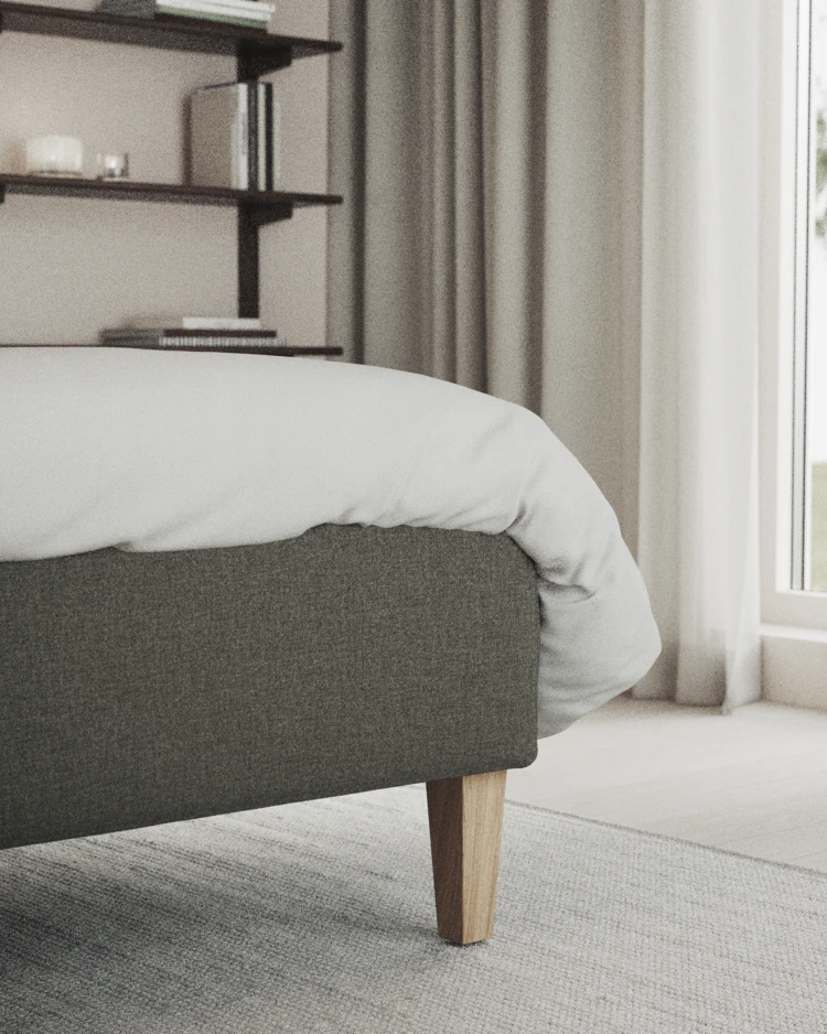 Delux Exclusive - Kontinentalsäng, enkelsäng 120 cm med bäddmadrass och sängben - inspiration