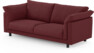 Cherrie - 2,5-sits soffa, fast klädsel - Röd