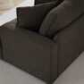 Mila - 4-sits soffa, hel dyna - Brun