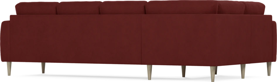 Eden - Hörnsoffa, 1+3-sits - Röd