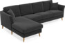 Eden - 3-sits soffa med schäslong - Grå