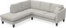 Eden - 2-sits soffa med divan - Grå