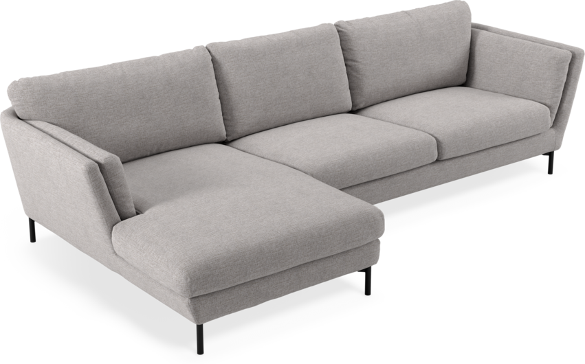 Madison Lux - 3-sits soffa med schäslong vänster - Beige