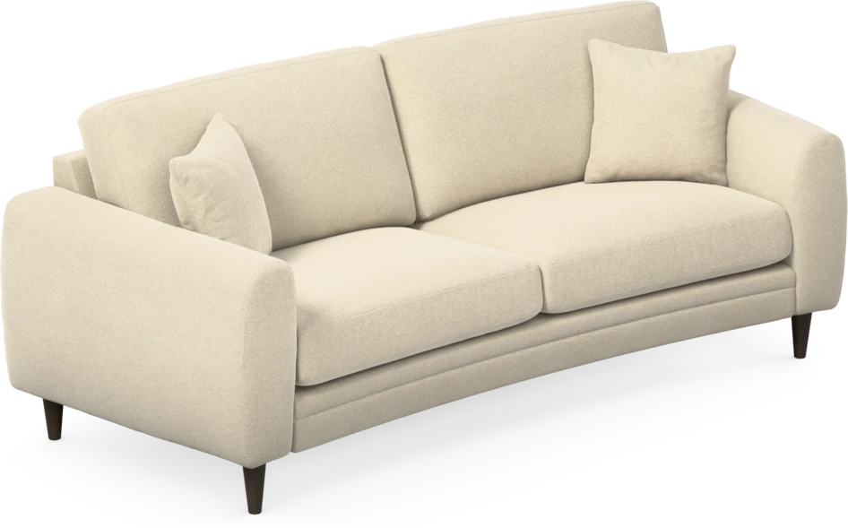 Eden - 2,5-sits soffa svängd - Beige