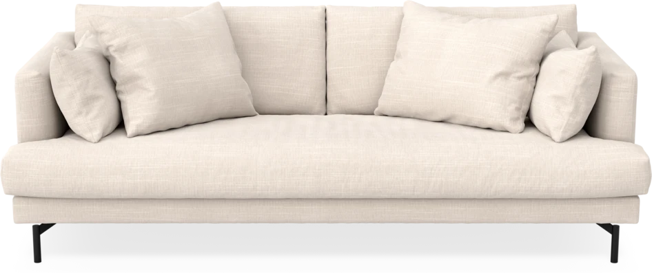 Harper - 3-sits soffa, hel dyna - Beige