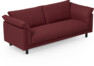 Cherrie - 3-sits soffa, hel dyna, fast klädsel - Röd