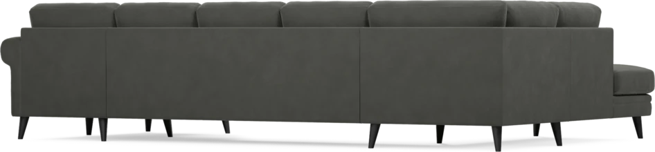 Eden - 3-sits soffa med divan vänster och schäslong höger - Grå