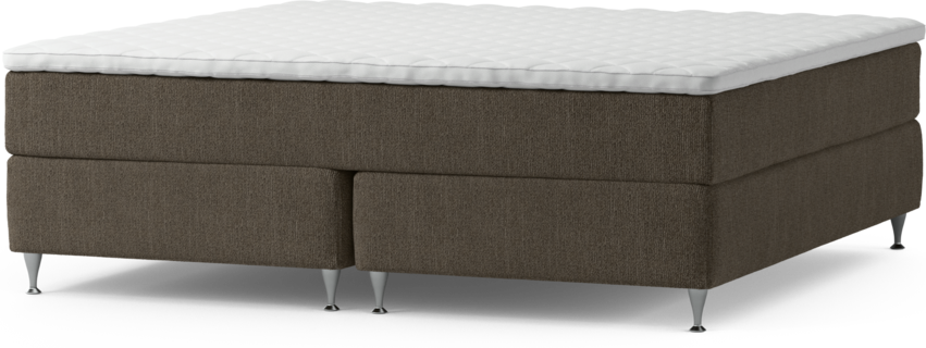 Delux Exclusive - Kontinentalsäng, dubbelsäng med bäddmadrass och sängben