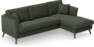 Eden - 2,5-sits soffa med schäslong - Grön