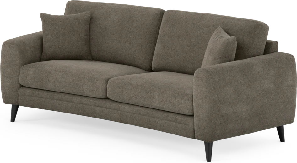 Eden - 2,5-sits soffa svängd - Brun