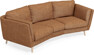 Madison - 3-sits soffa svängd, 70 cm - Orange