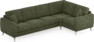 Eden - Hörnsoffa, 3+1-sits - Grön