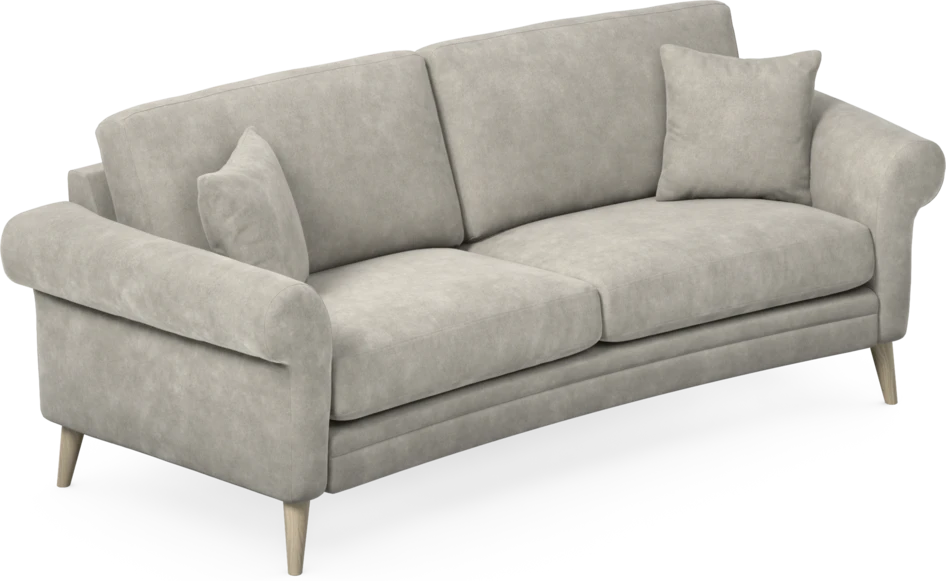 Eden - 2,5-sits soffa svängd - Grå