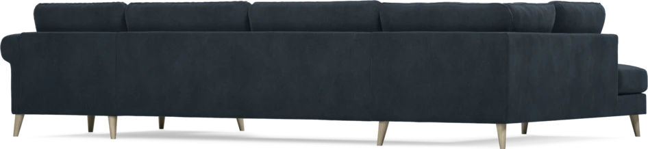 Bridge - 3-sits soffa med divan vänster och schäslong höger - Blå