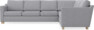 Friday - Hörnsoffa, 3+2-sits - Grå