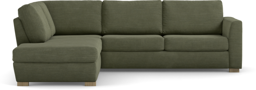 Friday - 2,5-sits soffa med divan vänster - Grön