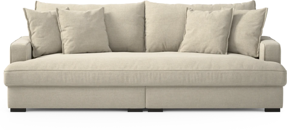 Rossi - 3-sits soffa, hel dyna - Beige