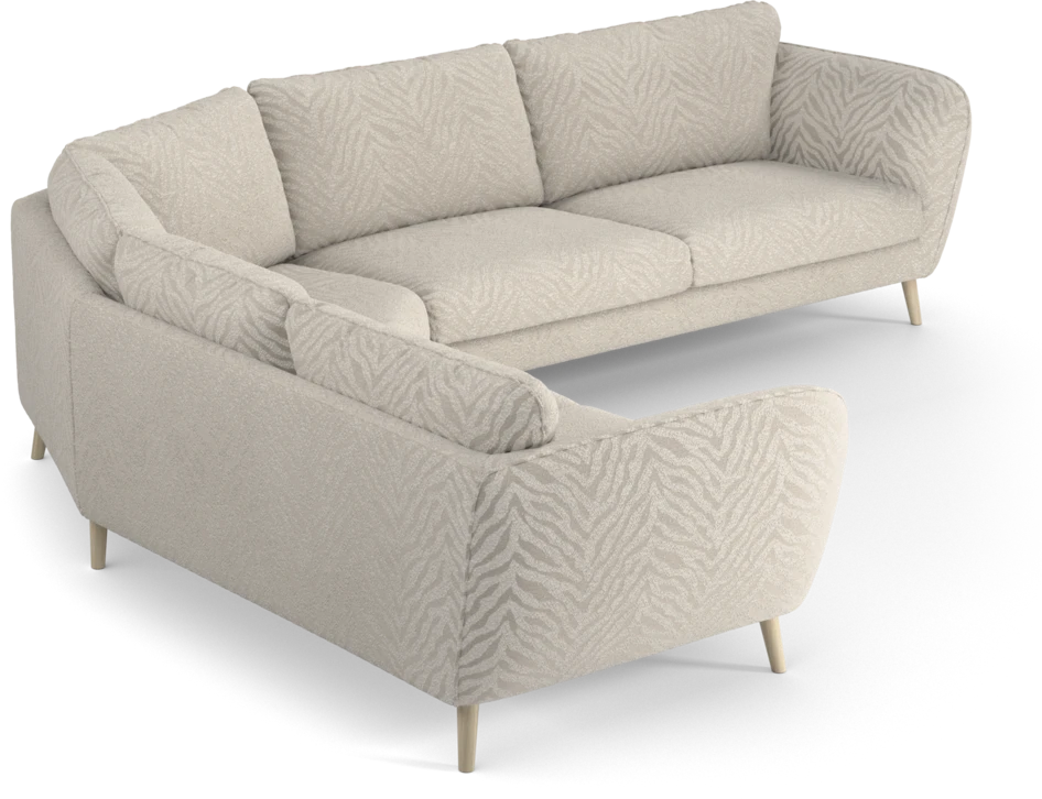 Madison Lux - Hörnsoffa 2+3-sits, hörn 2 - Vit