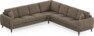 Eden - Hörnsoffa, 3+3-sits - Brun