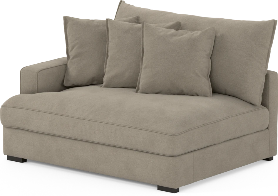 Rossi - 2-sits med armstöd vänster - Beige
