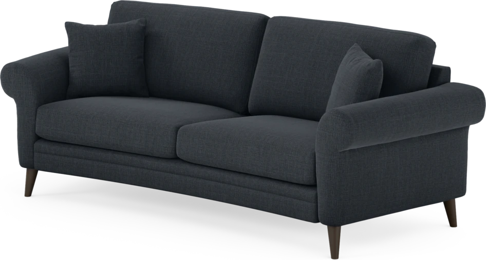 Eden - 2,5-sits soffa svängd - Blå