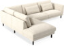 Willow - 3-sits soffa med divan vänster, fast klädsel - Beige