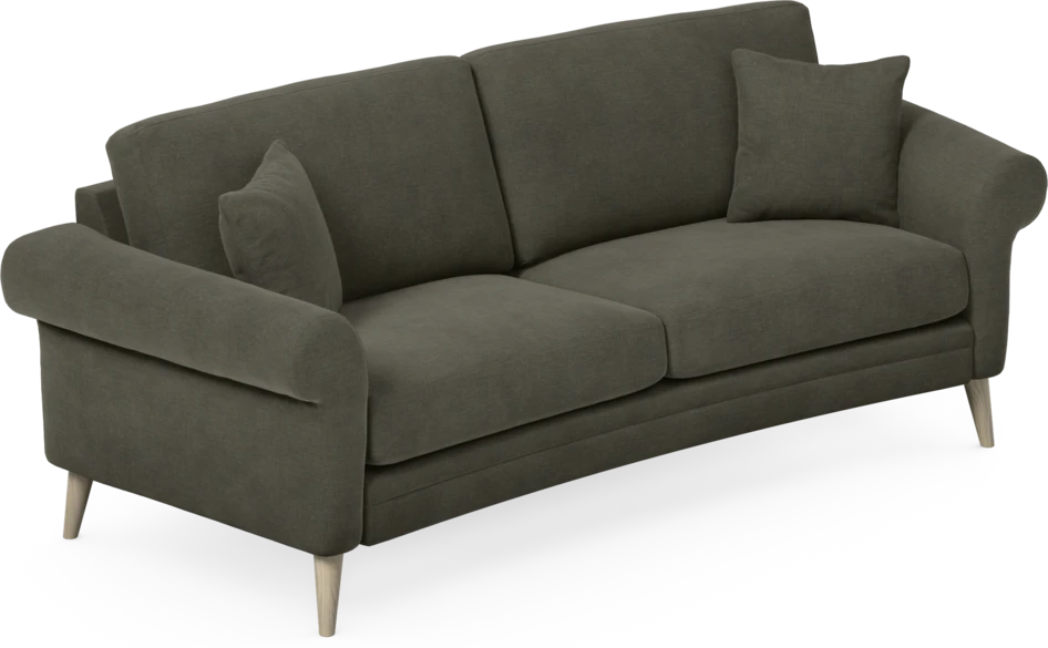 Eden - 2,5-sits soffa svängd - Grå