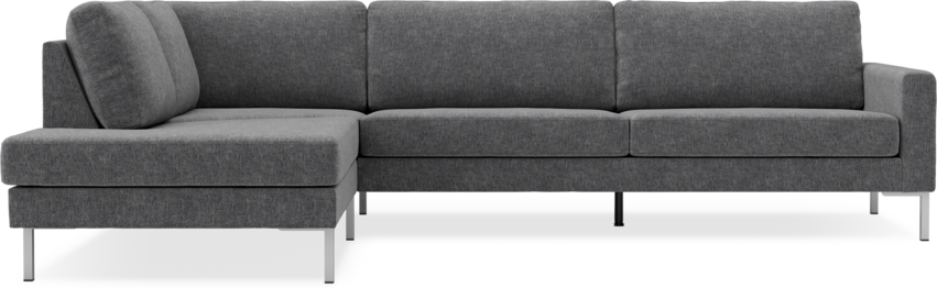 Sierra - 3-sits soffa med divan vänster - Grå