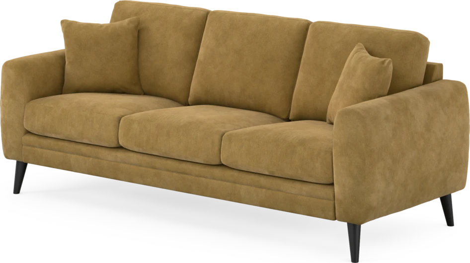 Eden - 3-sits soffa - Gul