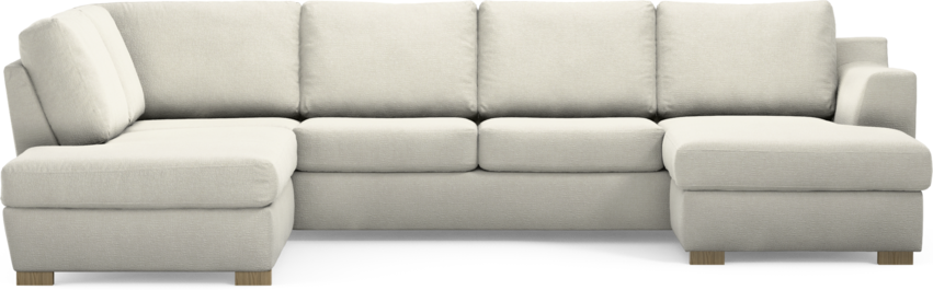 Friday - 3-sits soffa med divan vänster och schäslong höger - Vit