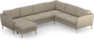 County - Hörnsoffa, 3+2-sits med schäslong vänster - Beige